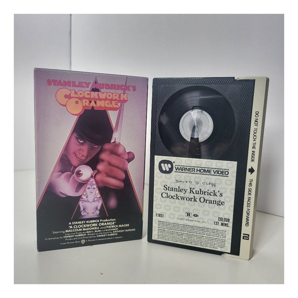 A Clockwork Orange BETA Tape Betamax (Not VHS) Stanley Kubrick